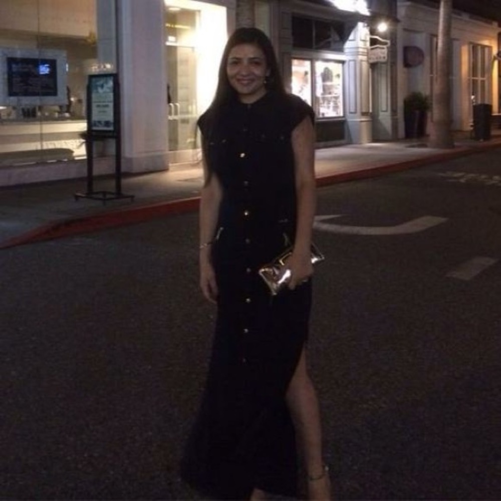 Michael Kors Matte Jersey Maxi Shirt Dress